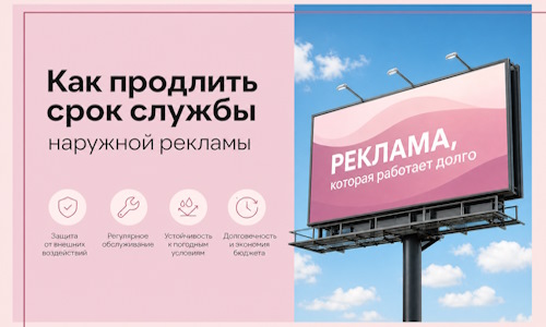 Как продлить срок службы наружной рекламы в  Ахтубинске