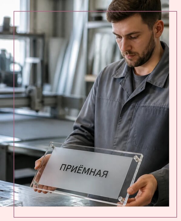Таблички из оргстекла на заказ в Ахтубинске от 4038 р. | Аванза-Хтб
